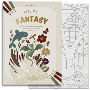 Malbuch für Kinder "INTO MY FANTASY"