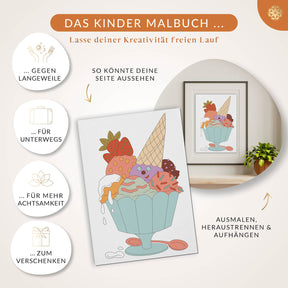 Malbuch für Kinder "INTO MY FANTASY"
