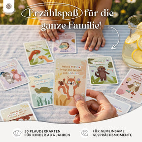 Plauderkarten für Kinder - 50 Gesprächskarten