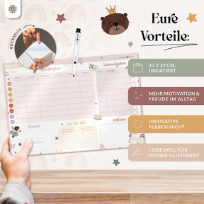 FlexiPlan®  für Kinder - Stunden- & Wochenplaner