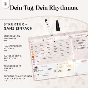 FlexiPlan®  für Kinder - Stunden- & Wochenplaner