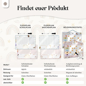 FlexiPlan®  für Kinder - Stunden- & Wochenplaner
