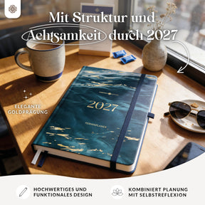 Terminplaner 2027 mit Stiftschlaufe