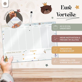 FlexiPlan®  für Kinder - Stunden- & Wochenplaner