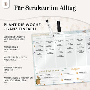 FlexiPlan®  für Kinder - Stunden- & Wochenplaner