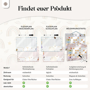 FlexiPlan®  für Kinder - Stunden- & Wochenplaner