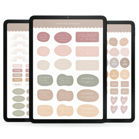 Digitales Sticker-Set - PDF mit Hyperlinks