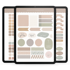 Digitales Sticker-Set - PDF mit Hyperlinks