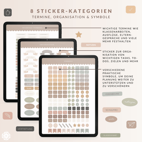 Digitales Sticker-Set - PDF mit Hyperlinks