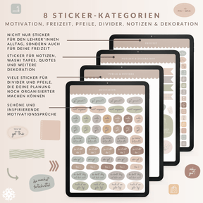 Digitales Sticker-Set - PDF mit Hyperlinks
