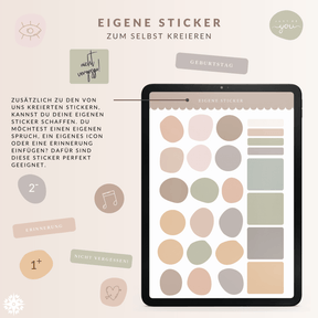 Digitales Sticker-Set - PDF mit Hyperlinks