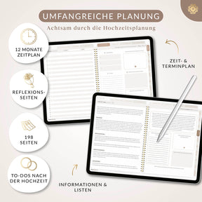 Digitaler Hochzeitsplaner - PDF mit Hyperlinks